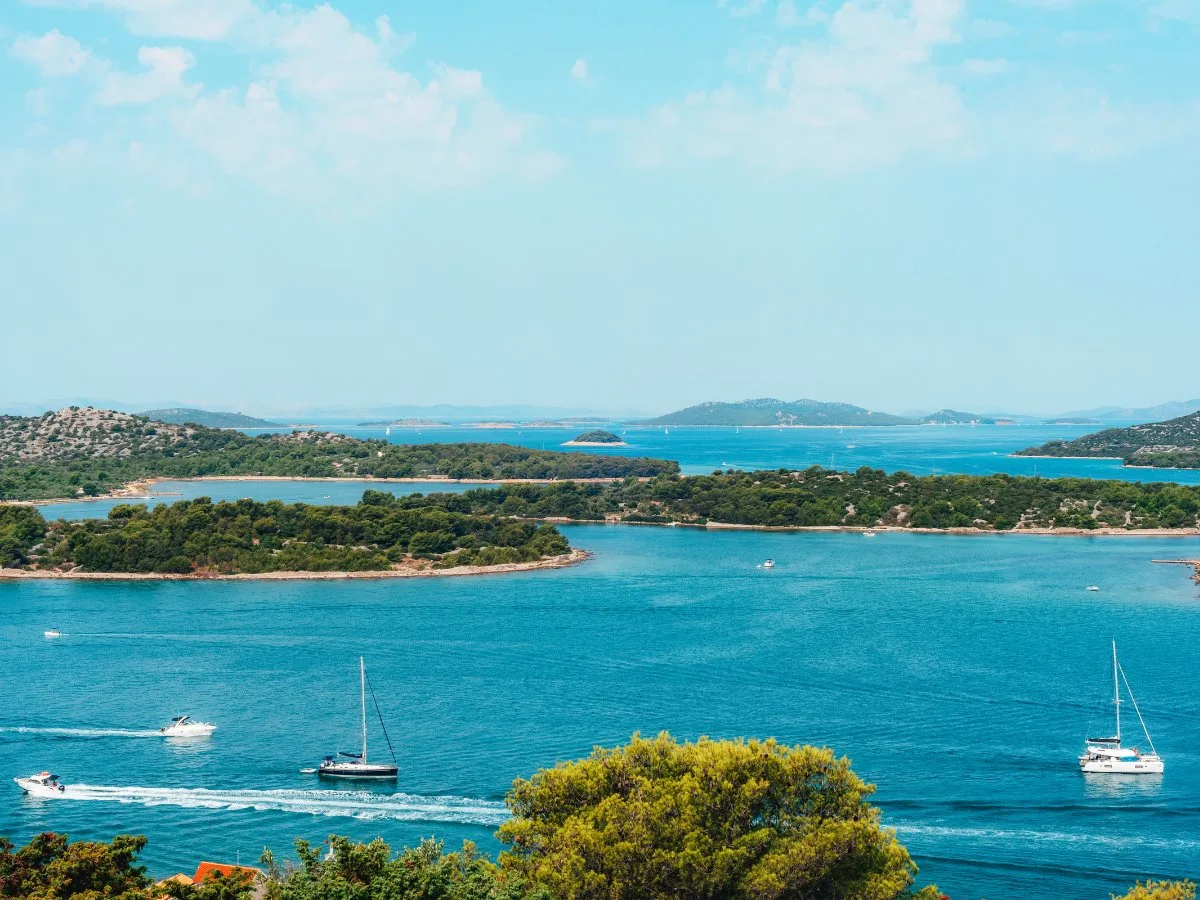 View of the Kornati Islands