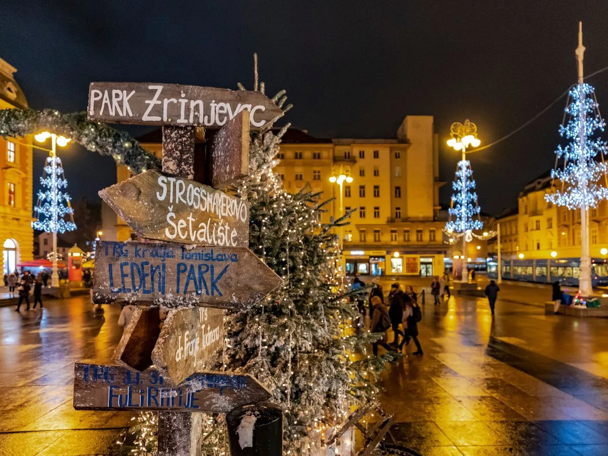 Uno sguardo all'atmosfera dell'Avvento 2023 di Zagabria.