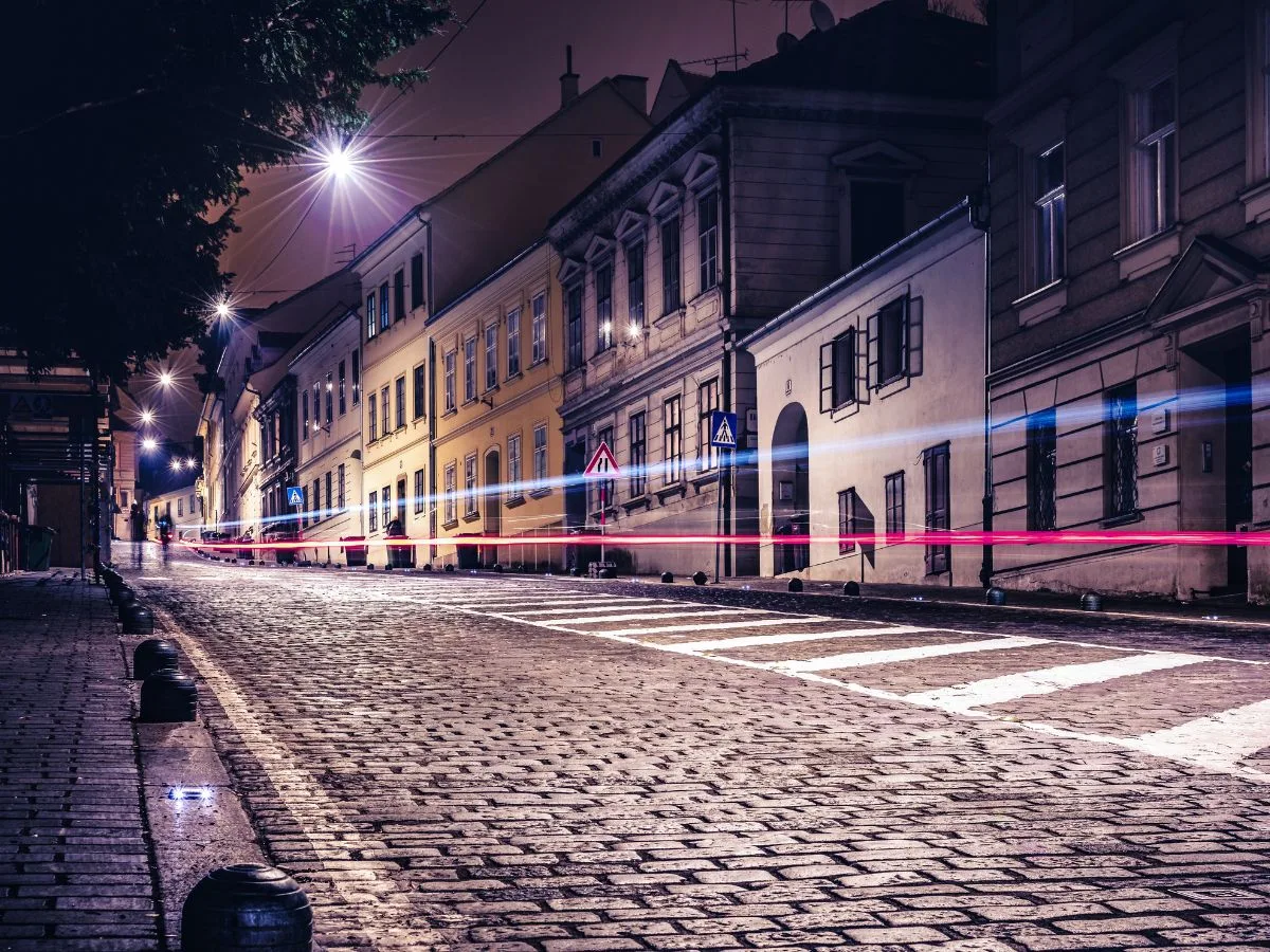 Verkehr in der Nacht
