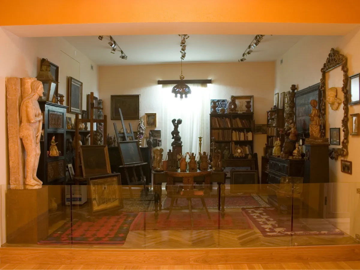 Ricostruzione dello studio di Emanuel Vidović