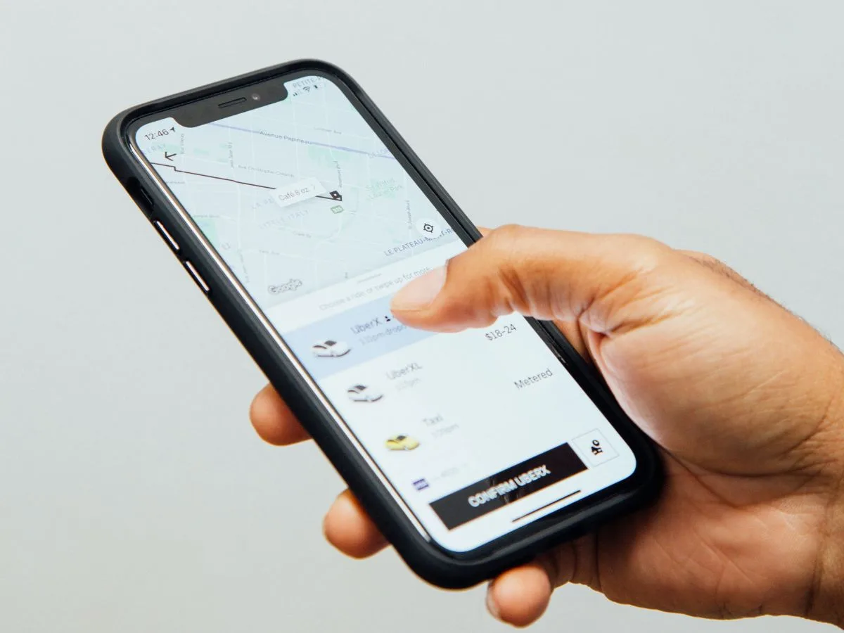 Aplikacja Uber