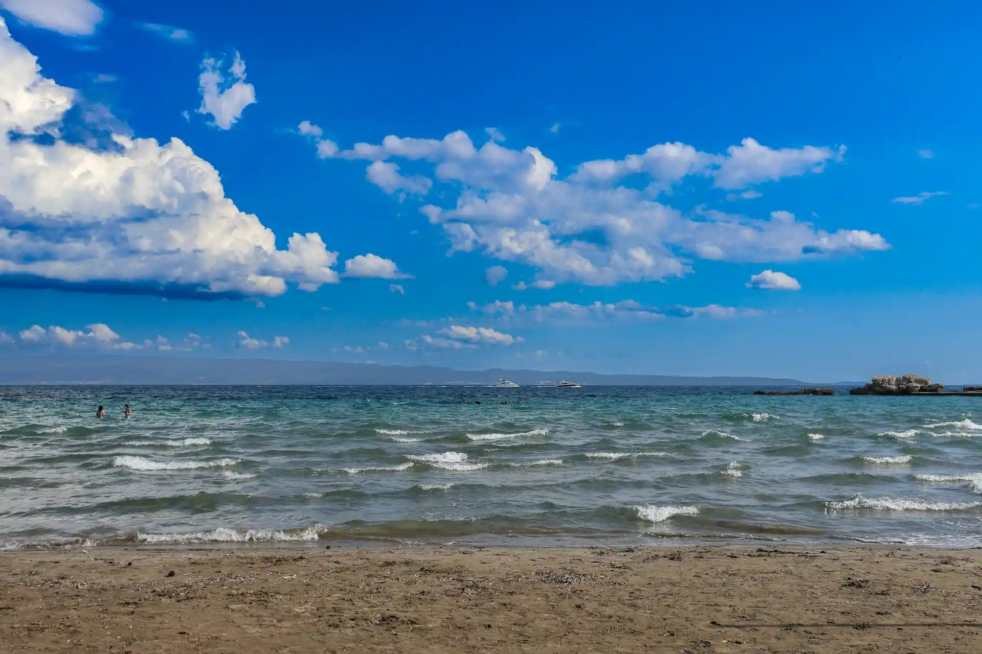 Bačvice Beach in Split — a sandy beach near the center and one of the best beaches in Split