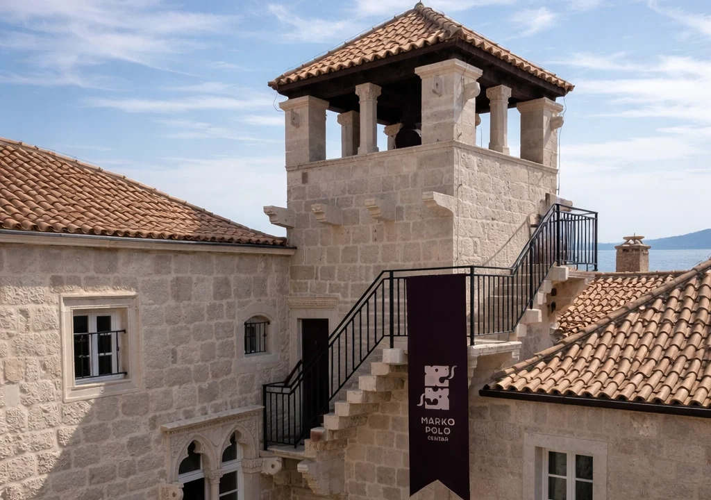 Korčula in hiša Marka Pola