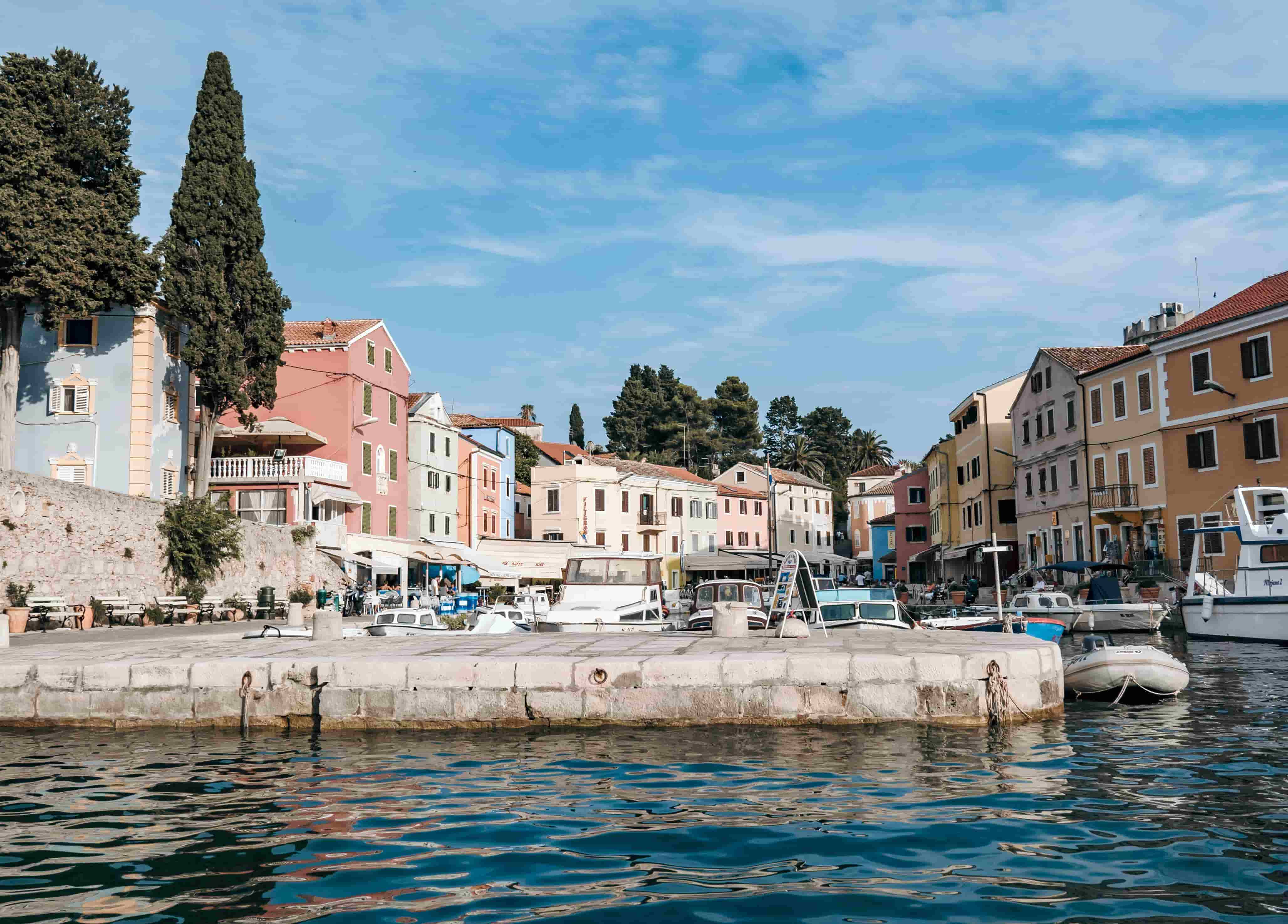 přístav veli lošinj ostrov chorvatsko