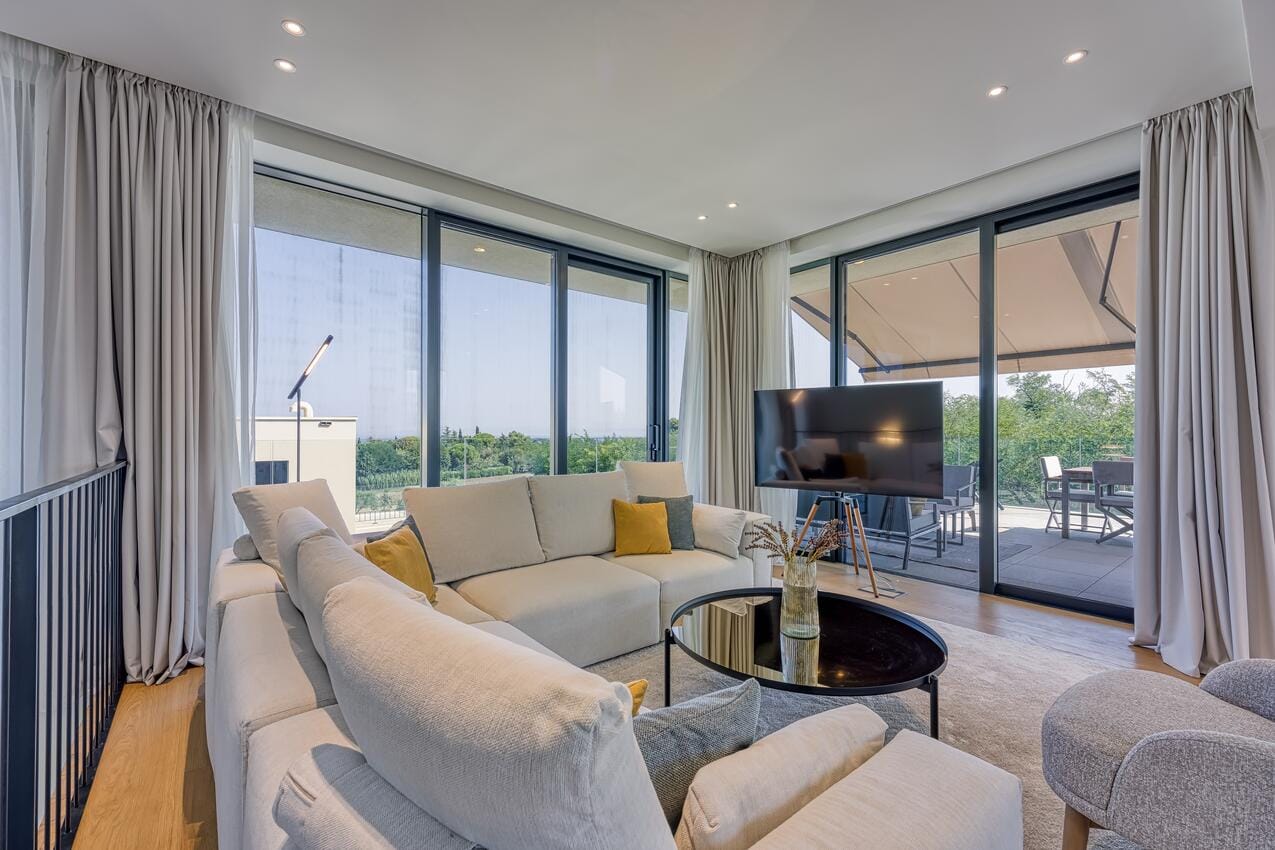 Prostor za druženje v vili