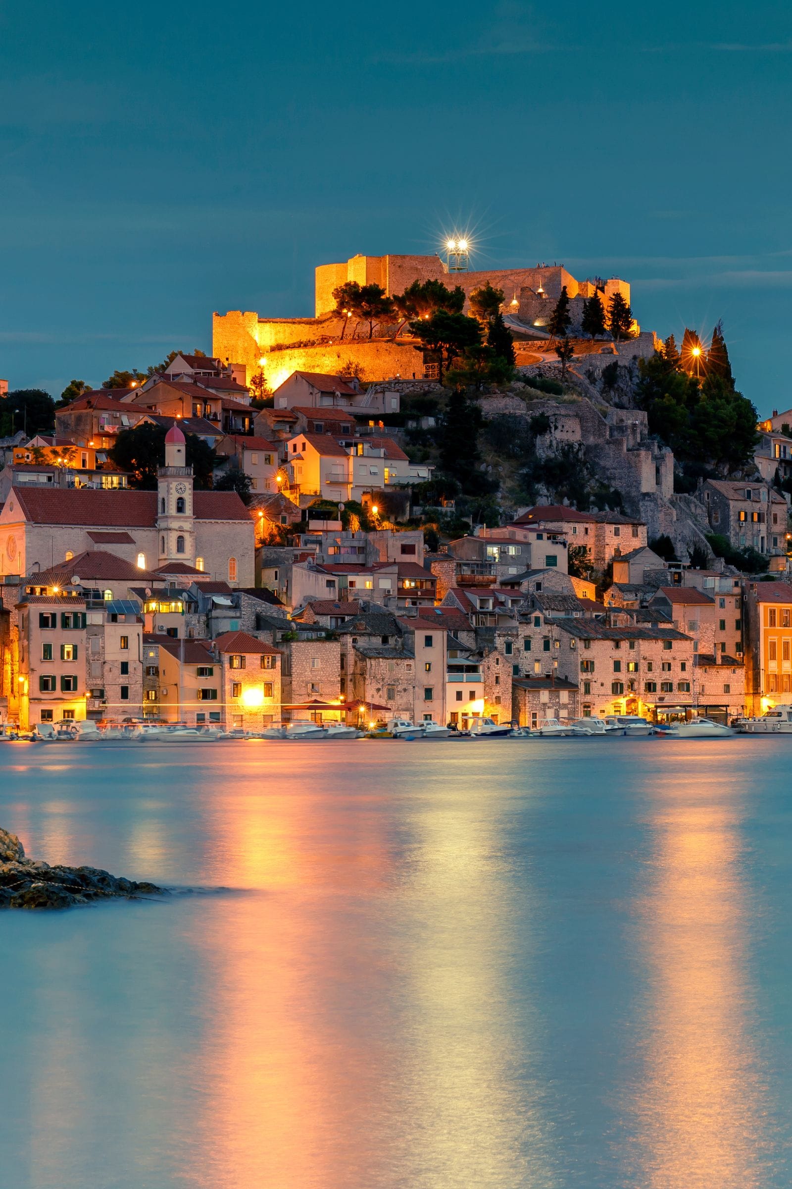Šibenik katedrala svetog Jakova i stara gradska jezgra