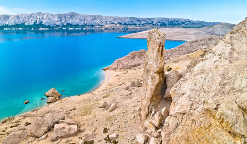 Stogaj stijena uz Life on Mars Trail na otoku Pagu