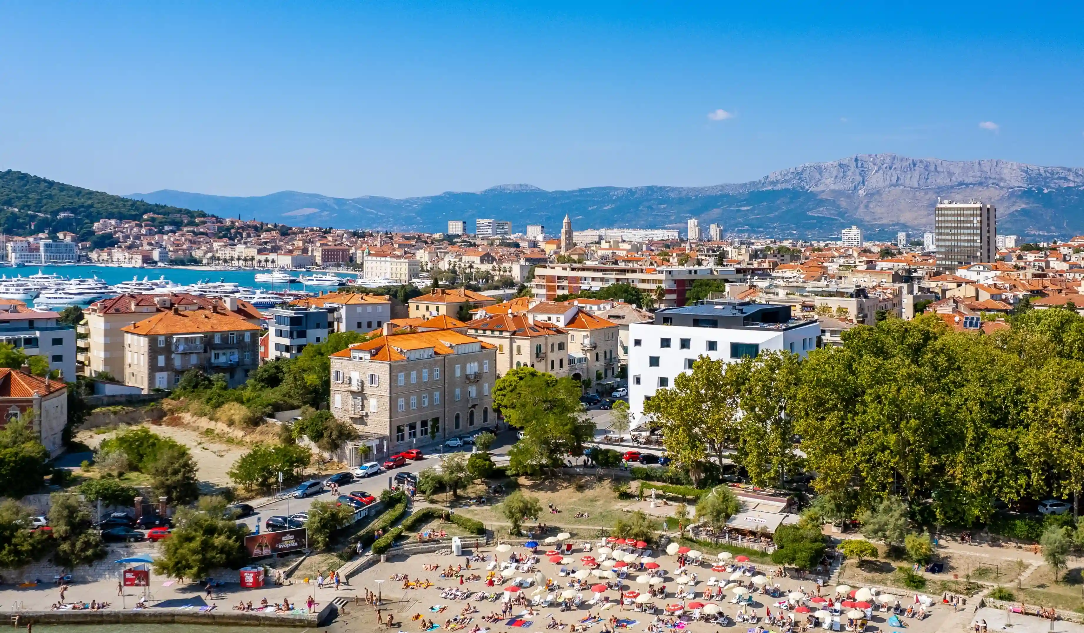 Hoteli v Splitu za oddih v bližini plaže Kašjuni